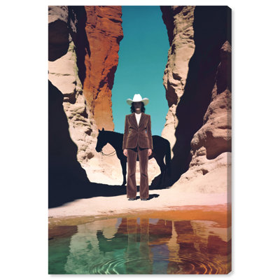 Cowgirl's Surreal Print by Oliver Gal