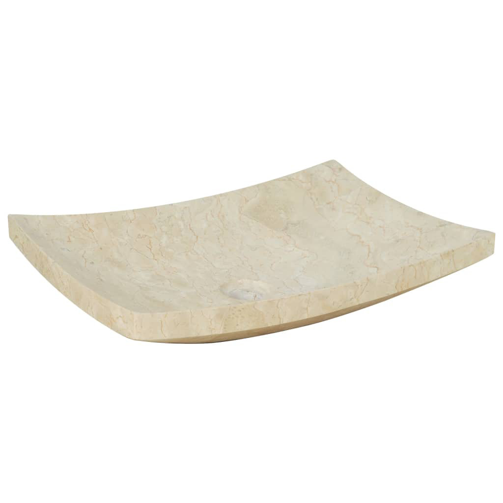 Borough Wharf Traxler 50mm L x 350mm W Marble Rectangular Sink
