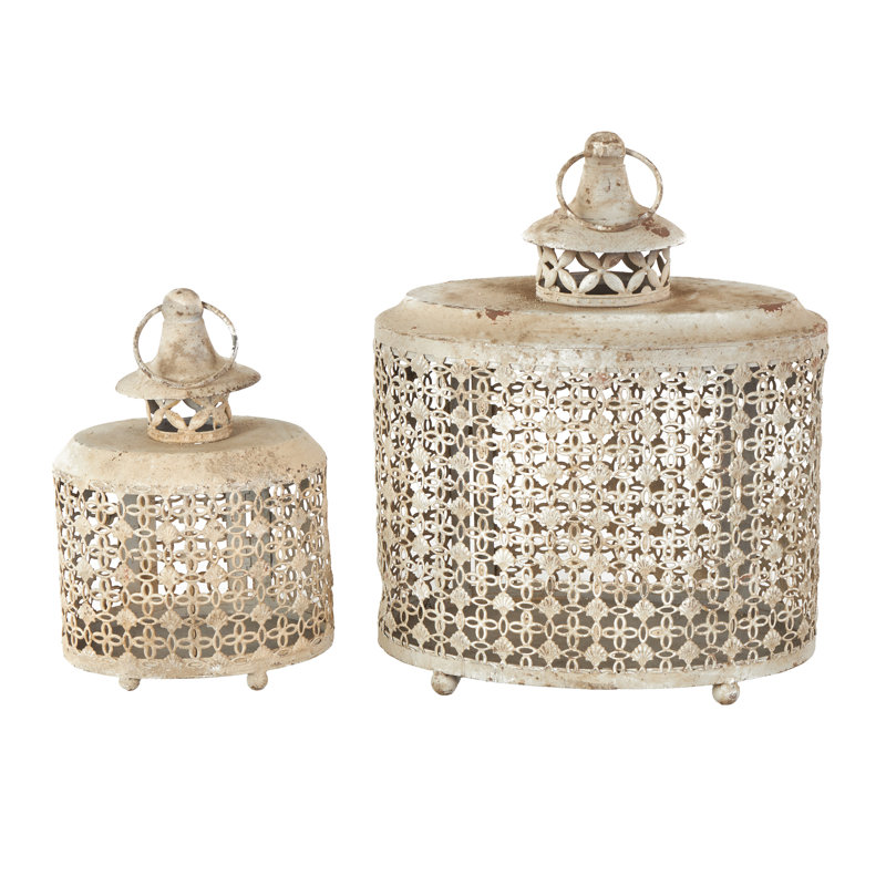 12'' H Iron Tabletop Lantern