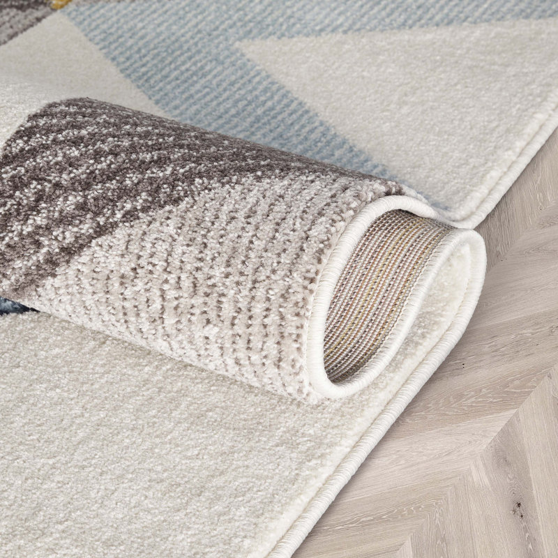 Ruby Geometric Area Rug, Rectangle 120 x 160cm