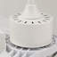 Ventilateur de plafond blanc moderne le plus vendu de 42 pouces avec lumière, avec 3 pales en plastique ABS, télécommande, moteur à courant continu réversible et éclairage à DEL à intensité variable.