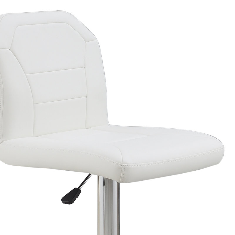 Tabourets de bar, Blanc / Blanc