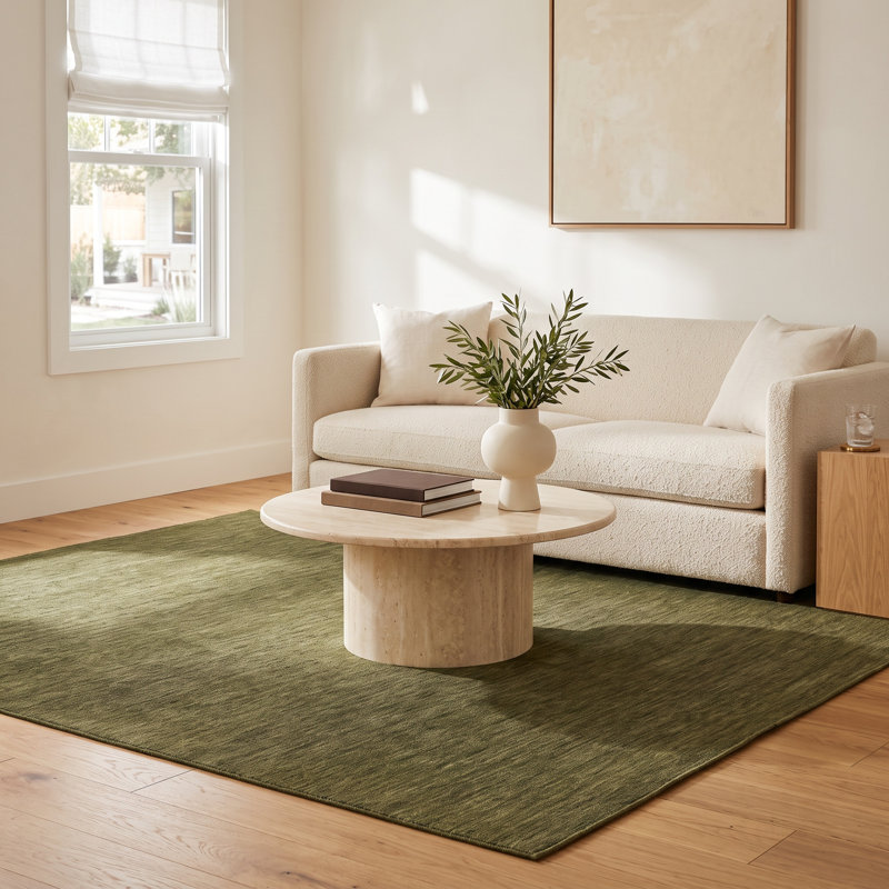 Althena Hand-Loomed Wool Area Rug, Rectangle 8' x 10'