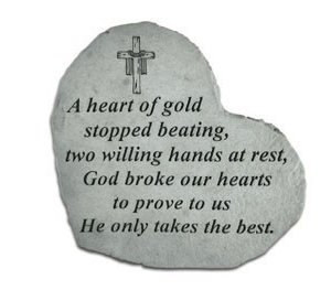Weather Resistant Stone Religious & Spiritual Stepping Stone