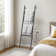 Leaning Towel Warmer Rack Large Capacity Leaning Design Towel Rack with Easy Setup Frame