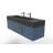 Nile 60" Wall-Mounted Single Bathroom Vanity Set-82347518-61447977-61447975