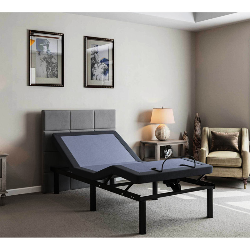 Lit simple TG réglable - tête et pied réglables, capacité de 850 lb, mémoire programmable, 31 positions de réglage complet des pieds,