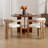Farmhouse Dining Chairs Upholstered Kitchen Chair Wooden Barrel Side Chair With Arm For Dining/Living Room/Bedroom/Restaurant-1279083840