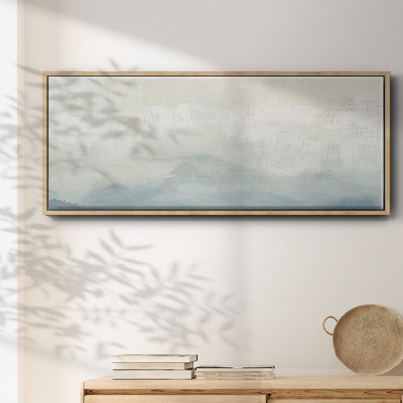 Tone Scape IV- Framed Canvas, 24" H x 60" W