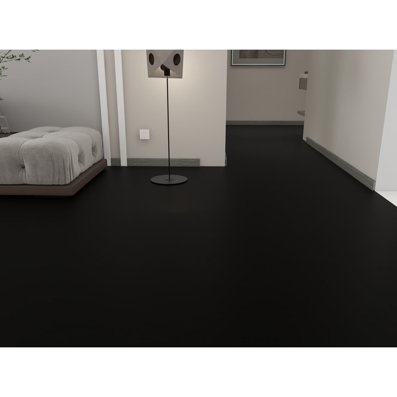 GLU-PRO 22 mil, plancher LVT à coller, abri de bois ombragé de 3 mm, Midnight Symphony