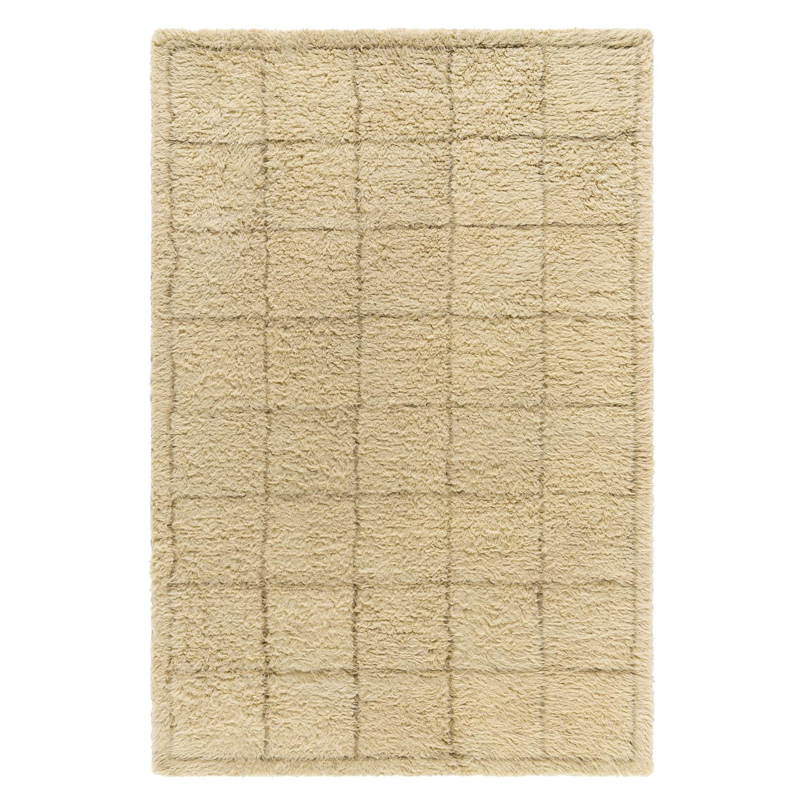 Anemone Hand Tufted Wool Tan Rug, Rectangle 2'6" x 8'