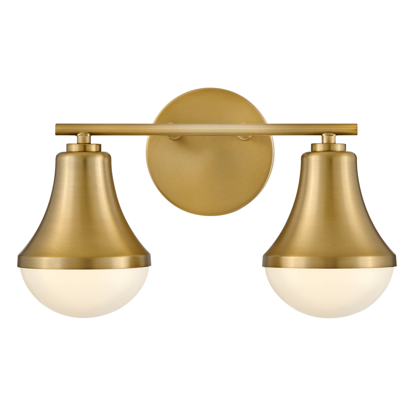 Capulet Bathroom Vanity Light, Lacquered Brass