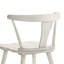 Chaise de salle à manger rustique en bois massif 2 pièces de style rétro, de couleur blanche et facile à assembler pour les pièces-824277745