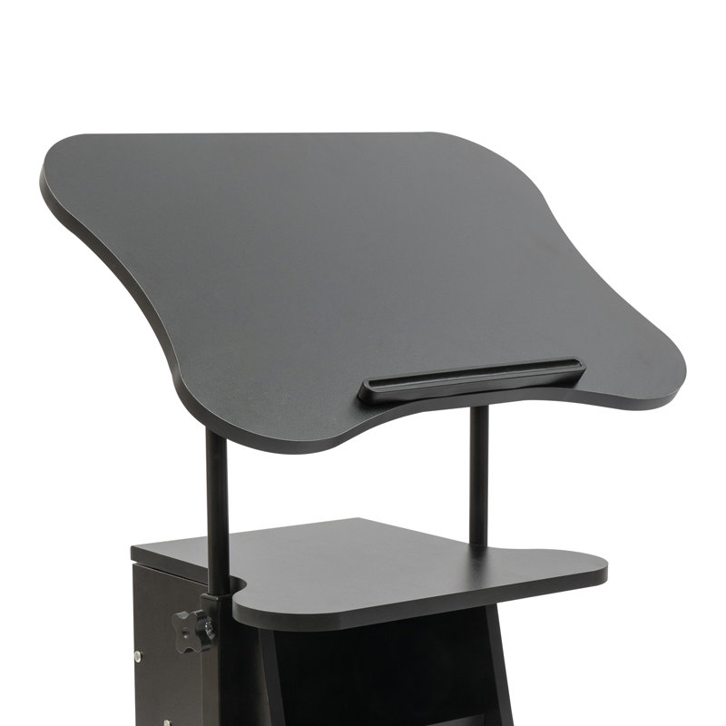 Kynslea Adjustable Metal Base Standing Desk