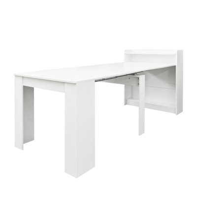 Modern Extendable Dining Table with Storage