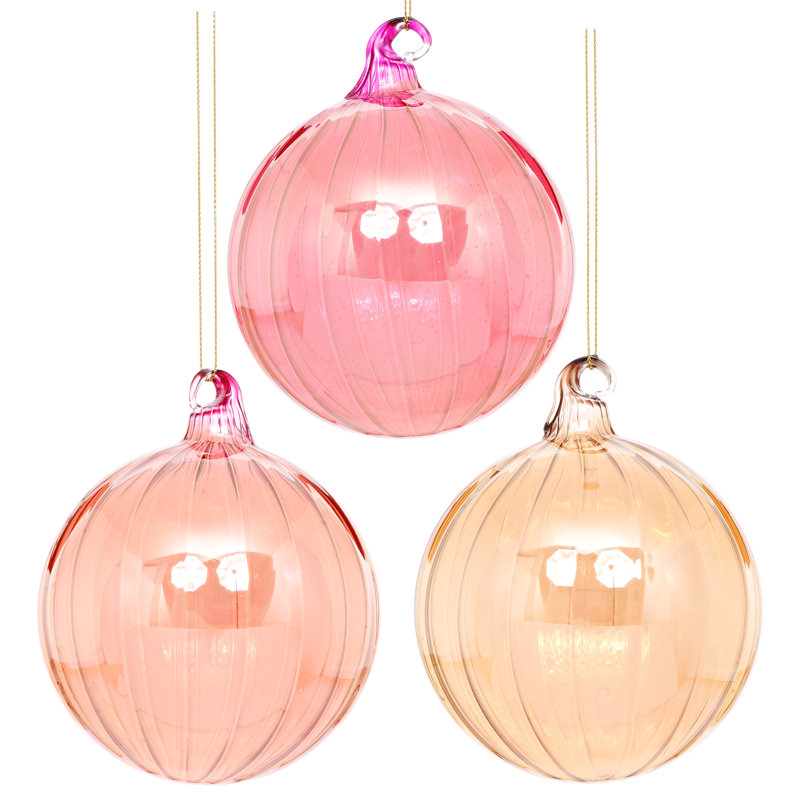 Festive Shimmer Ornament, 4 Inches
