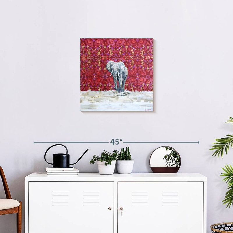 Brampt Elephant Elegance, 20" H x 20" W