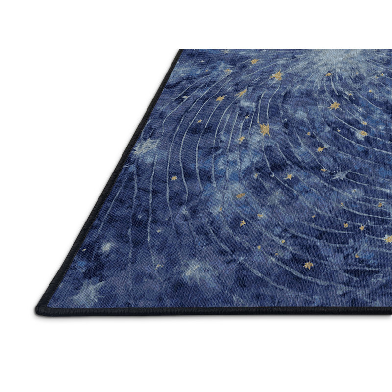 Machine Washable Gray Area Rug, Runner 2' x 4'