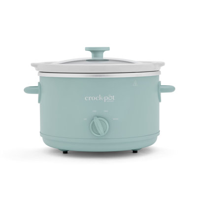 Crock-Pot Design Series 4.5 Quart Manual Slow Cooker, Ocean Fog Green