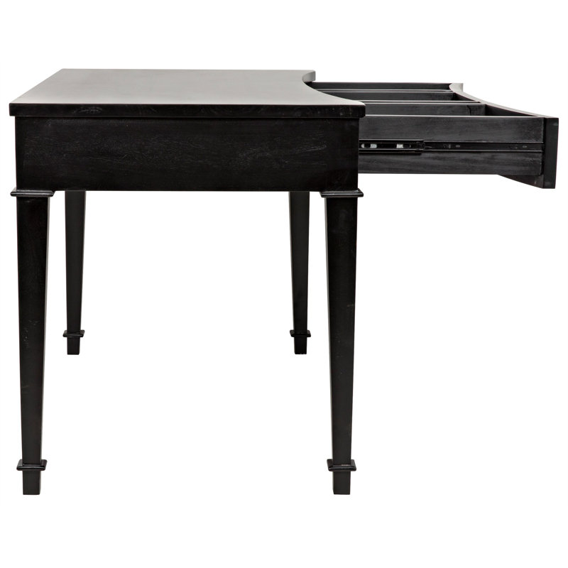 Curba Solid Wood Writing Desk