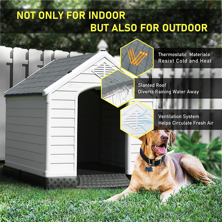 Tucker Murphy Pet™ Auriel Plastic Dog House u0026 Reviews | Wayfair