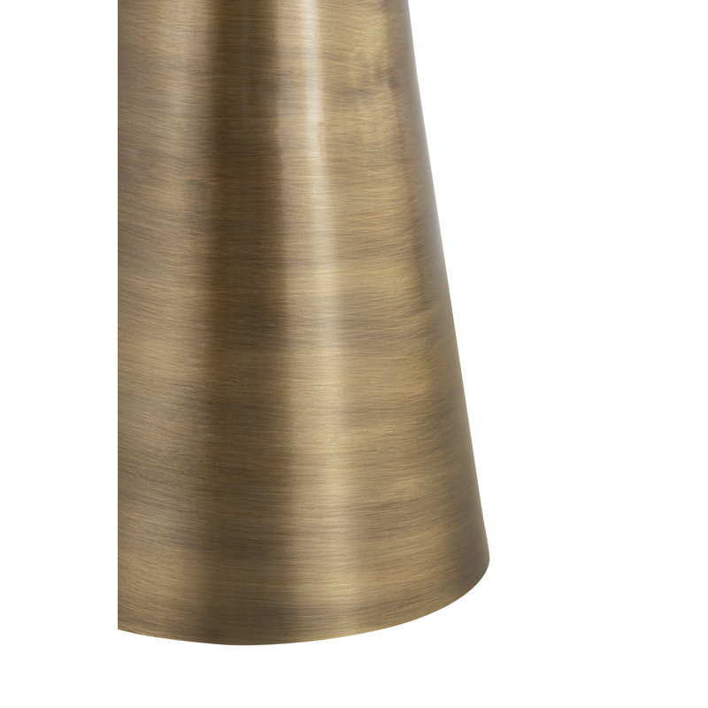 Kechia Antique Brass Finished Side Table