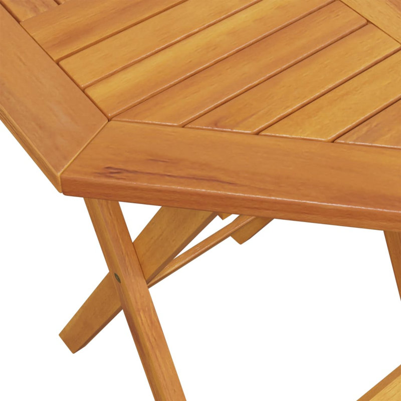 Angelli 2 - Person Acacia Patio Dining Set with
