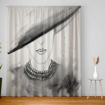 Mysterious Lady with a Hat - Blackout Adorabella Pair