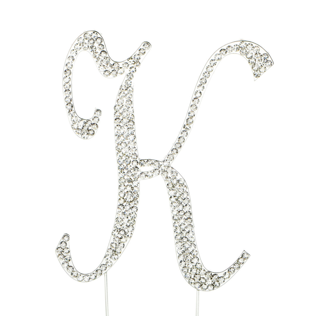 "K" Rhinestone Cake Topper Bala Ceiling Fans