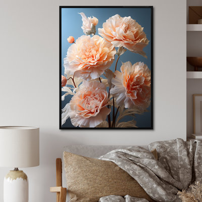 Oeillets fantaisistes de Yermek, impression sur toile encadrée