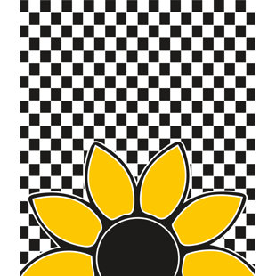 Tapisserie en polyester tournesol