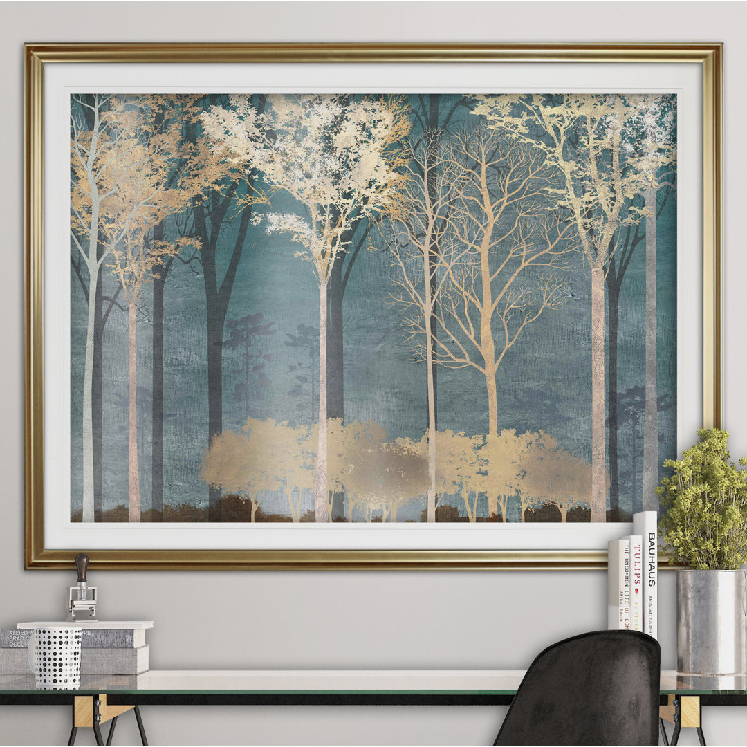 'Into the Woods' Acrylic Painting Print Union Rustic 