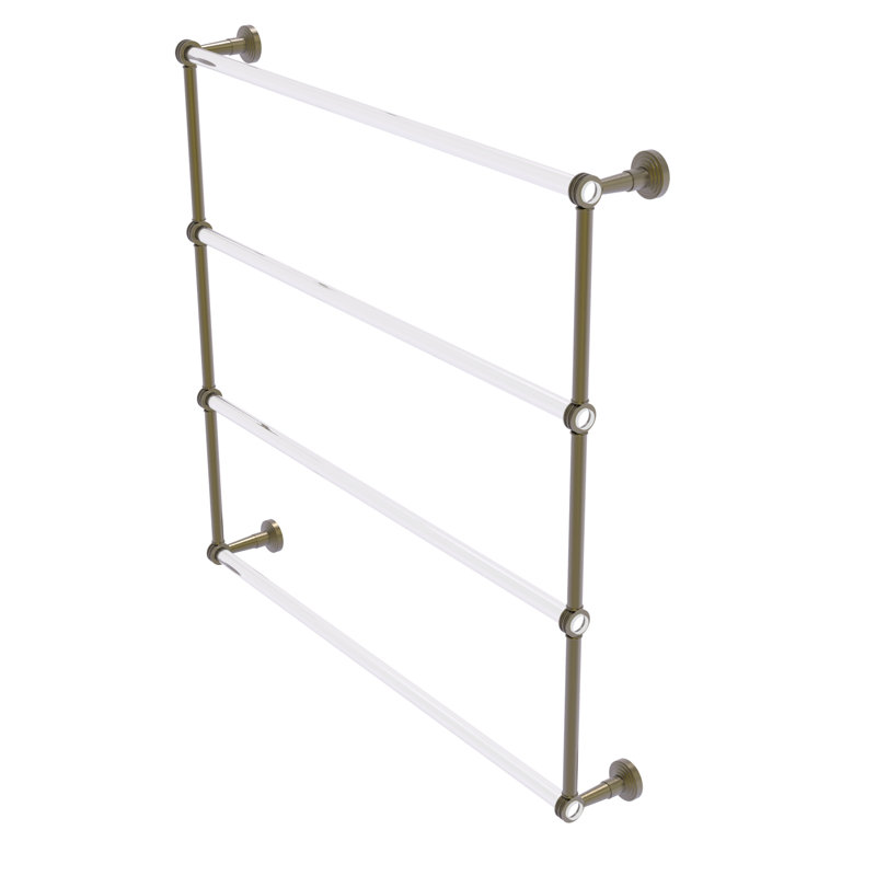 Barre à serviettes murale à 4 niveaux Pacific Beach, Laiton antique, 38.6'' L