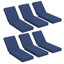 Coussins de chaise longue d'extérieur 4 po l 21 po x L 72 po (ensemble de 6)-223594309-223545344-204868457