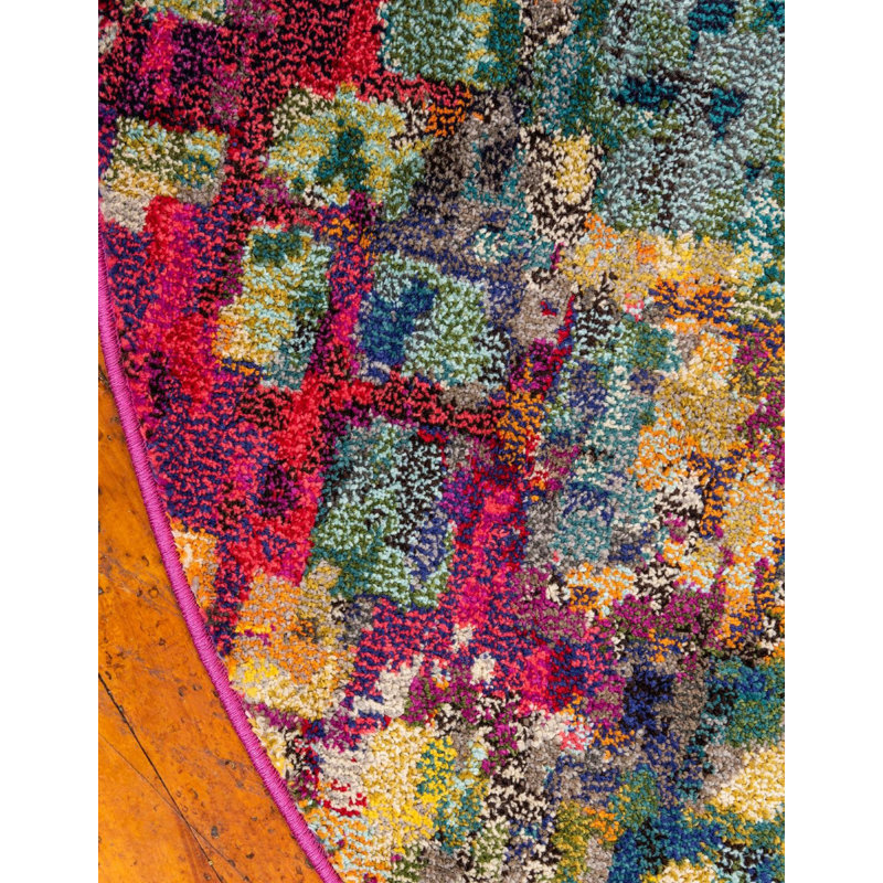 Mélange contemporain de prairies, Rond 3 pi 3 po
