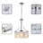 Jeiri 3 - Light Dimmable Drum Chandelier-1130034729