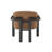 Modern Wood Frame Faux Leather 1pc Accent Chair, Living Room Upholstered Armchair-805283788