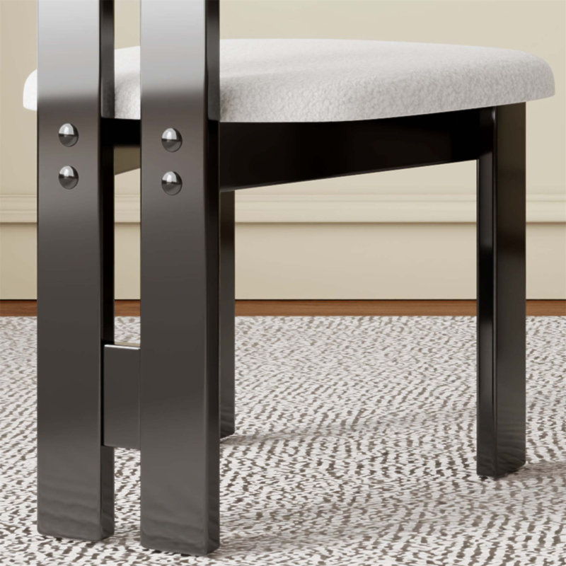 Chaises de salle à manger en velours