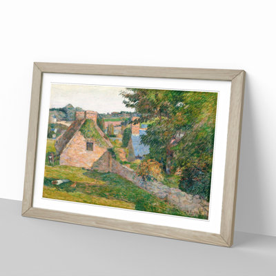 The Field of Derout-Lollichon by Paul Gauguin - Picture Frame Painting