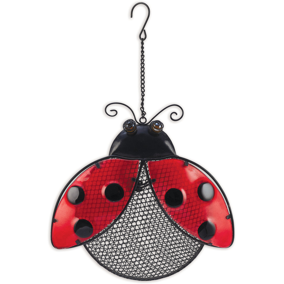 Carlitta Metal Hanging Suet Bird Feeder August Grove®