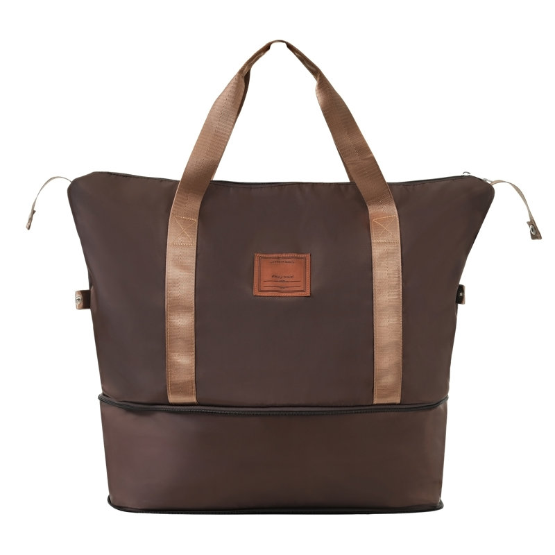 Ensemble de 3 valises à bagages 22 x 14 x 9 approuvées, Brown