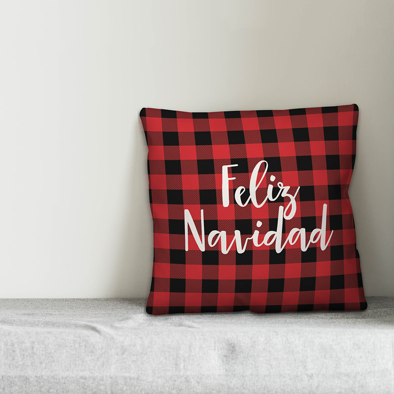  Coussin Feliz Navidad in Buffalo, Housse de coussin