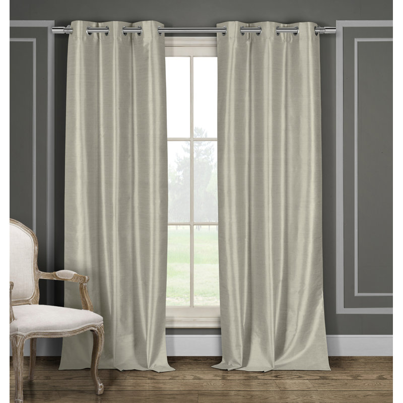Harger Curtain Pair, 38" W x 84" L, Taupe