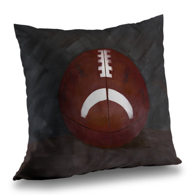 Football Ball - American Poly Twill Throw for Home Decor