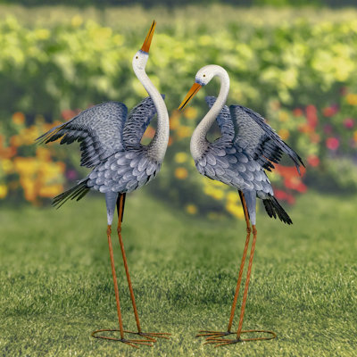 Lanoka Animals Weather Resistant Metal Garden Statue