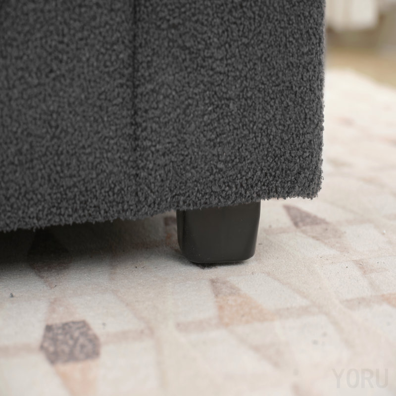 Wool Left Facing Sectional Sofa With Chaise