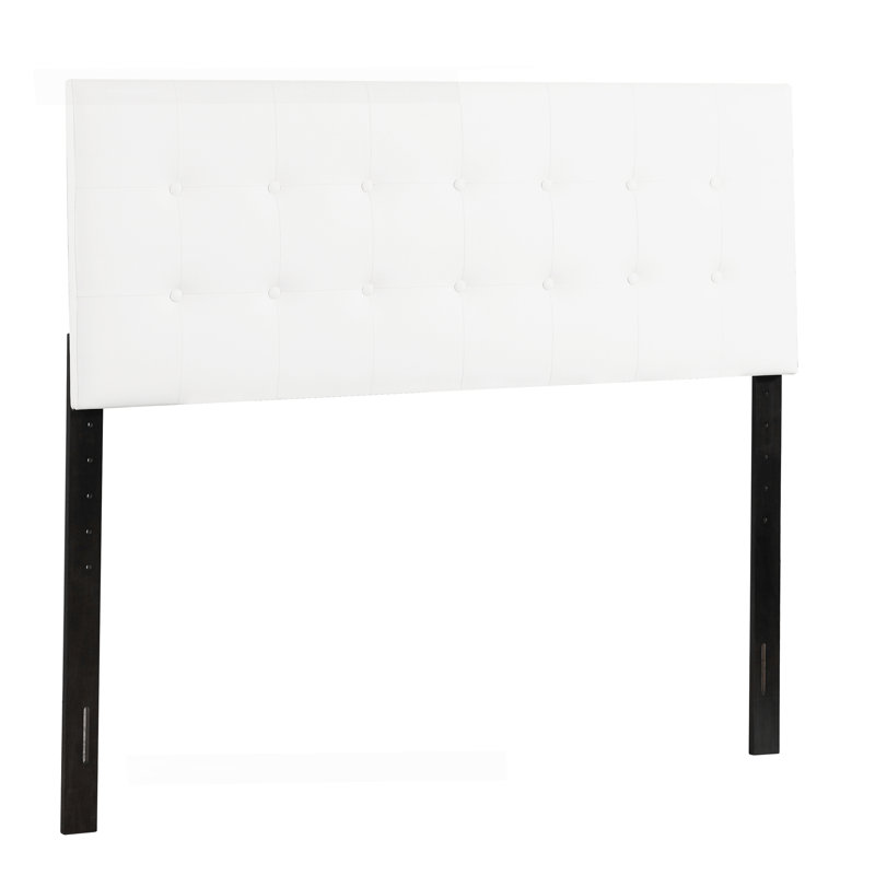 Stylish Upholstered Headboard For Bedrooms, Full/Double, White