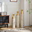 Ensemble de vases en métal pour l'intérieur