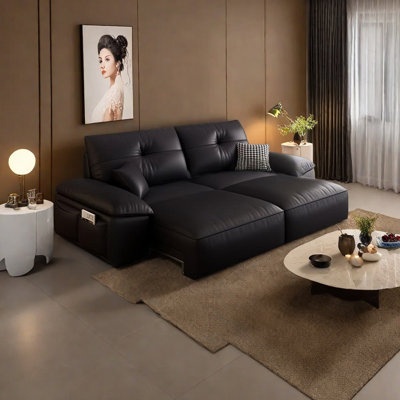 High-end light luxury style electric sofa
