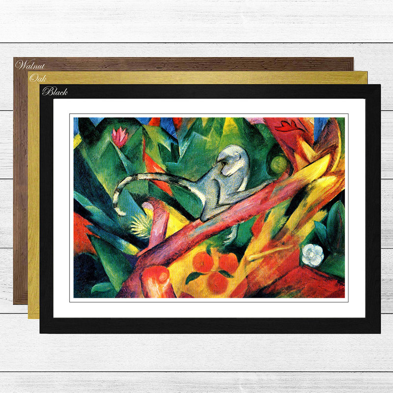 Single Picture Frame Painting, Black